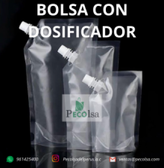 BOLSAS DOYPACK CON DOSIFICADOR